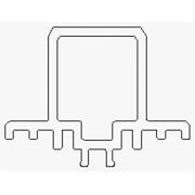 Adapterschiene EP Gr 200 Ral 7035 Krt10 Produktbild