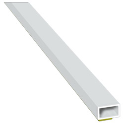 Kammerprofil 15x10mm SK Lg. 6,00m Weiß, VE: 60m Produktbild