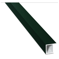 Kammerprofil 17x15mm SK Lg. 6,00m foliert, mit Nase 61 2505-167 Dunkelgrün Produktbild