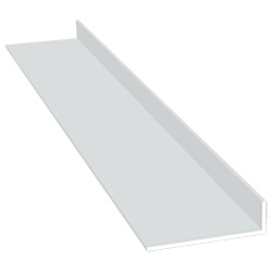 Winkelprofil 60x17x2mm Lg. 6,00m Weiß, VE: 60m Produktbild