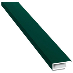 Kammerprofil 20x7 mm SK Lg. 6,00 m foliert mit Nase 60 0505-167 Moosgrün Produktbild