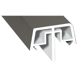 Kopplungsabdeckungsprofil Lg. 6,50m foliert 70 3905-167 Quarzgrau Produktbild