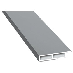 Kammerprofil 40x7mm SK Lg. 6,00m foliert mit Nase 71 5505-167 Silbergrau Produktbild
