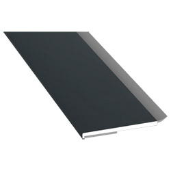 Flachprofil 40x3mm WL SK Lg. 6,00m foliert, WL Schwarz 70 1605-083 Anthrazitgrau Glatt Produktbild