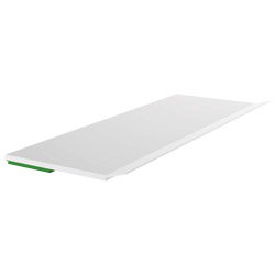 greenteQ PVC-Flachleisten mit abgerundeten Ecken, Schaumklebeband und Weichlippe Produktbild