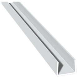U-Profil 20x28mm Lg. 6,00m Weiß, VE: 60m Produktbild
