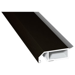 Anschluß-Profil 50mm WL SK Lg. 6,00m foliert, klipsbar, WL Schwarz85 1805-167 Schwarzbraun Produktbild