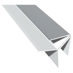 Eck-Profil Lg. 6,00m foliert 71 5505-167 Silbergrau Produktbild