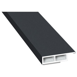 Kammerprofil 30x7 mm SK Lg. 6,00 m foliert mit Nase 701505-167 Schiefergrau Produktbild