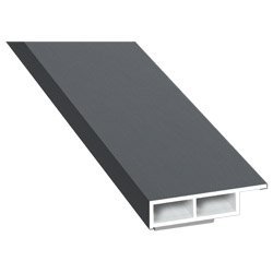 Kammerprofil 30x7 mm SK Lg. 6,00 m foliert mit Nase 70 1205-167 Basaltgrau Produktbild