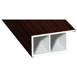Kammerprofil 30x15mm Lg. 6,00m foliert, mit Nase 209 7013-167 Mahagoni Produktbild