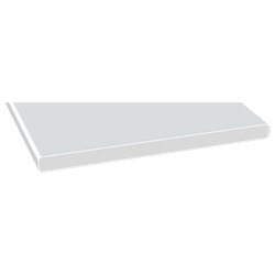 Schaumprofil 150x10mm Lg. 6,00m Weiß, PVC-HartSchaum , VE: 30m Produktbild