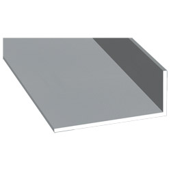 Winkelprofil 25x60x2,5mm Lg. 6,00m foliert 71 5505-083 Silbergrau Glatt Produktbild