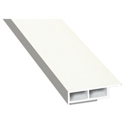 Kammerprofil 30x7mm SK Lg. 6,00m foliert mit Nase 456 5053 Altweiß Produktbild