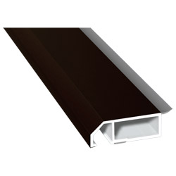 Anschluß-Profil 50mm WL SK Lg. 6,00m foliert, klipsbar, WL Schwarz88 7505-167 Schokobraun Produktbild