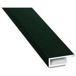 Kammerprofil 20x7 mm SK Lg. 6,00 m foliert mit Nase 61 2505-167 Dunkelgrün Produktbild