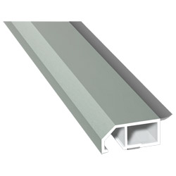 Anschluß-Profil 40mm WL SK Lg. 6,00m foliert, klipsbar, WL Schwarz70 3805-167 Achatgrau Produktbild