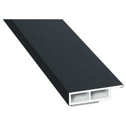 Kammerprofil 30x7mm SK Lg. 6,00m foliert mit Nase 70 1605-083 Anthrazitgrau Glatt Produktbild