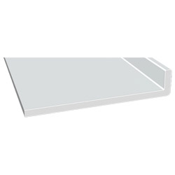 Schaumwinkelprofil 210x40x10mm Lg. 6,00m Weiß, PVC-Hartschaum, VE: 12m Produktbild
