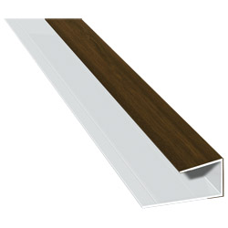 U-Profil 34x21x24mm Lg. 6,00m foliert 217 8007-167 Nussbaum Produktbild