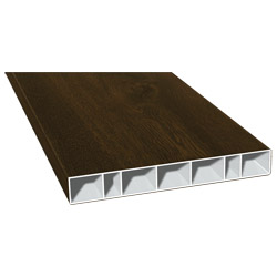 Hohlkammerprofil 150x20mm Lg. 6,00m foliert 217 8007-167 Nussbaum Produktbild