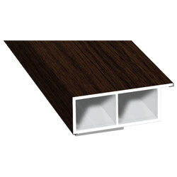 Kammerprofil 40x15mm SK Lg. 6,00m foliert, mit Nase 205 2089-167 Eiche Dunkel Produktbild