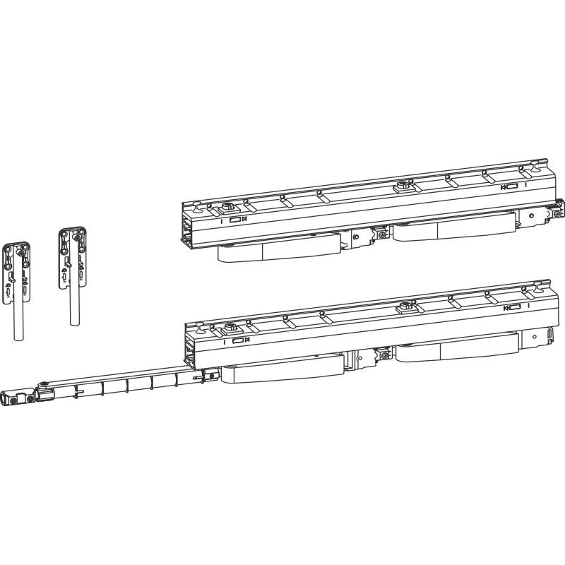 HAUTAU ATRIUM SP® komfort TWIN Grundkarton Laufwerke FG 200 kg Produktbild