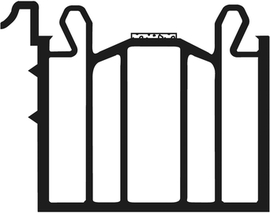MENKE Fensterbankanschlussprofil 386 SK für KBE/Kömmerling/Trocal Produktbild