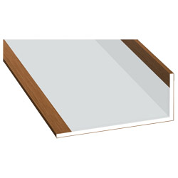 Winkelprofil 25x60x2,5mm Lg. 6,00m Außen foliert 315 2009-167 Streifen-Douglasie Produktbild