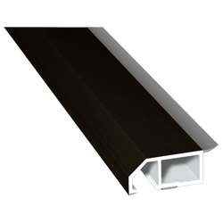 Anschluß-Profil 40mm WL SK Lg. 6,00m foliert, klipsbar, WL Schwarz85 1805-167 Schwarzbraun Produktbild