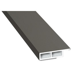 Kammerprofil 30x7 mm SK Lg. 6,00 m foliert mit Nase 70 3905-167 Quarzgrau Produktbild