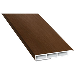 Kammerprofil 50x7 mm SK Lg. 6,00 m foliert mit Nase 49233 Siena Rosso Produktbild