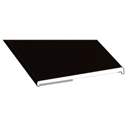 Flachprofil 40x3/2mm SK Lg. 6,00m foliert 85 1805-167 Schwarzbraun Produktbild