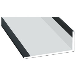 Winkelprofil 25x60x2,5mm Lg. 6,00m Außen foliert 70 1605-083 Anthrazitgrau Glatt Produktbild
