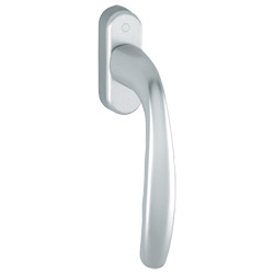 0810/U76 F1 Alu natur/N10A, mit Arrettierung, alusilber/7mm/32mm vorst.//ohne Schrauben Produktbild