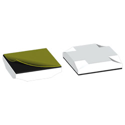 Kreuzpunkt 25x25mm SK LOSE, Weiß, VE: 100St SK Schwarz Produktbild
