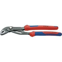 KNIPEX Wasserpumpenzange Cobra® poliert mit Mehrkomponenten-Hülle Produktbild