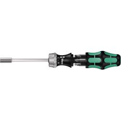 Bit-Handhalter 7tlg.m.Ratschenfunktion WERA KK 27 RA 1 SB u.Magazin Schlitz/PH/PZD Produktbild