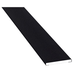 Flachprofil 30x3mm Lg. 6,00m foliert 70 2105-083 Schwarzgrau Glatt Produktbild