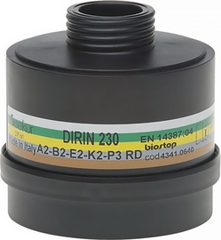 Mehrbereichskombifilter EN 14387 A2 B2 E2 K2-P3R D EKASTU DIRIN 230 passend für 40 00 370 800, 40 00 370 801 Produktbild