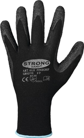 Handschuhe Größe 10 schwarz  Finegrip Nylon m.Schrumpf-Latex EN 388 Kategorie II Produktbild