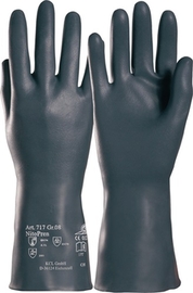 Chemikalienhandschuhe Größe 10 dunkelgrau  Nitopren 717 EN 388, EN 374 Kategorie III Produktbild