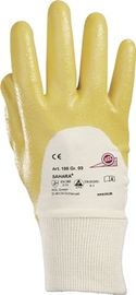 Handschuhe Größe 7 gelb  Sahara 100 BW-Trikot m.Nitril EN 388 Kategorie II Produktbild