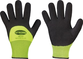 Kälteschutzhandschuhe Größe 10 schwarz/gelb  Mallory/Black 100% Nylon (außen) m.Nitril EN 388, EN 511 Kategorie II Produktbild