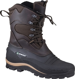 Winter-Schnürstiefel Größe 40 braun/schwarz SPIRALE Bernd Nylon/PVC Webpelzfutter Produktbild