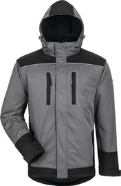 Wintersoftshelljacke Größe XL FELDTMANN Ajax grau/schwarz 100 % PES Produktbild