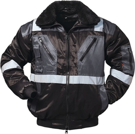 Kombi-Pilotenjacke 4 in 1 Größe XXL FELDTMANN Kirkenes schwarz/grau 60 % CO / 40 % PES Produktbild