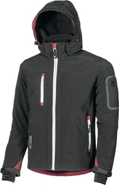 Softshelljacke Größe L  Metropolis schwarz/carbon 96 % PES / 4 % EL Produktbild