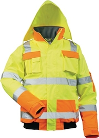 Warnschutz-Pilotenjacke Größe L FELDTMANN Mats gelb/orange 100 % PES Produktbild
