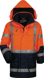 Warnschutz-Parka Größe XL ELYSEE  orange/marine 100 % PES Produktbild